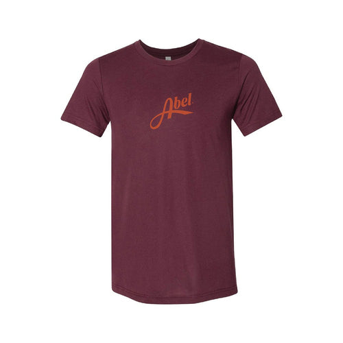 Abel Logo TShirt Maroon